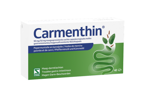 Verpakking van Carmenthin 42 capsules