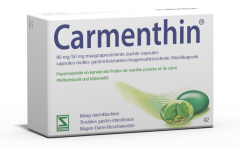Verpakking Carmenthin 42 tabletten