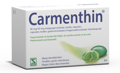 Verpakking Carmenthin 84 tabletten